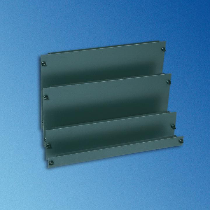 Image du produit Vertiv Knürr() plaque d'obturation Quick-Fix, 2U, gris clair, (3 pièces)