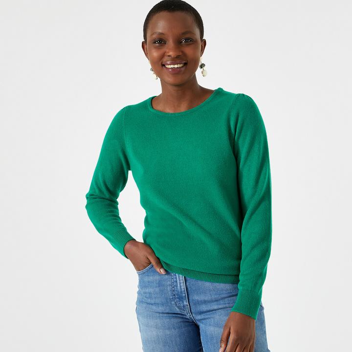Anne Weyburn Pullover mit rundem Ausschnitt