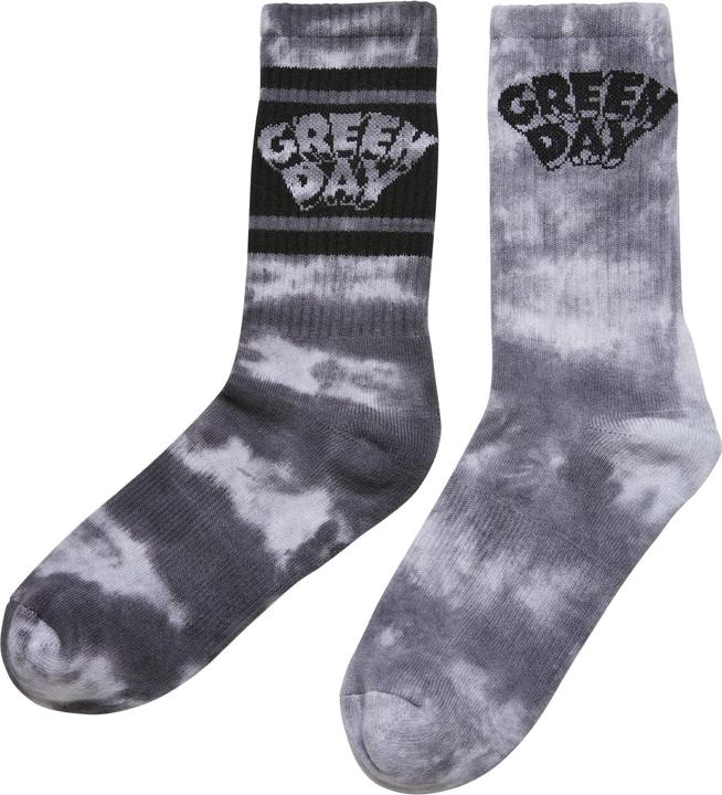 Immagine prodotto Merchcode Calzini Tie Die dei Green Day - Confezione da 2 pezzi - 139833 (Confezione da 2, 47 - 50)