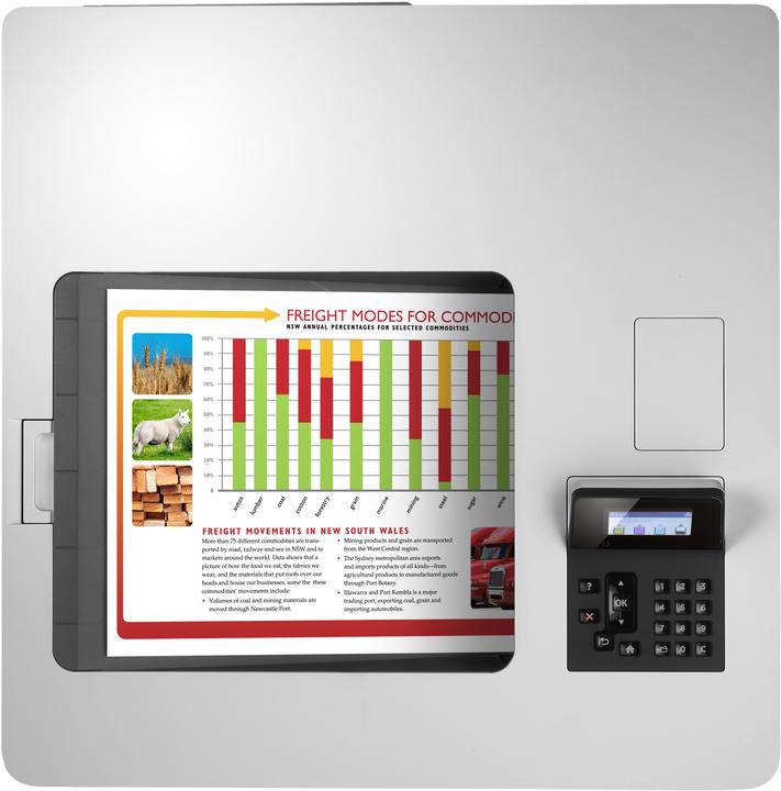 Produktbild HP M553n Color LaserJet Enterprise (Laser, Farbe)