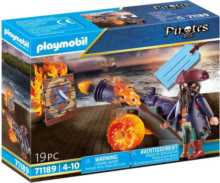 Produktbild Playmobil Pirat mit Kanone (71189, Playmobil Pirates)