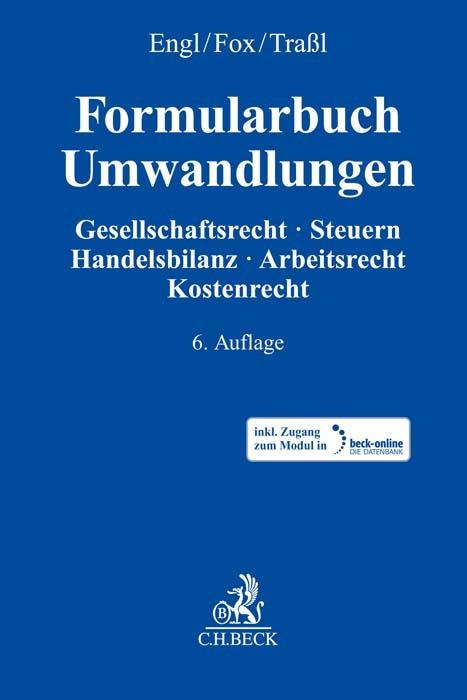 Produktbild Formularbuch Umwandlungen