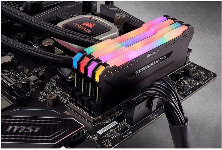 Actual product image Corsair Vengeance RGB Pro (4 x 16GB, 3600 MHz, DDR4-RAM, DIMM)