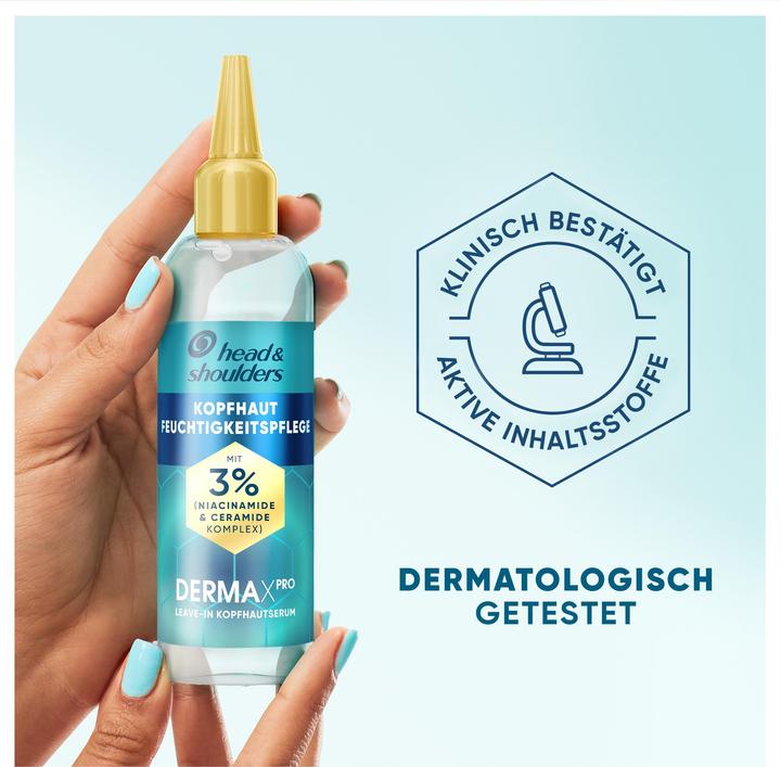 Produktbild Head & Shoulders Derma x Pro Leave-In Serum Kopfhaut-Feuchtigkeitspflege Haar-Serum (145 ml)