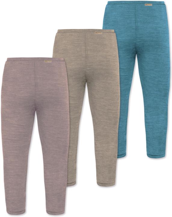 Immagine prodotto Normani Confezione da 3 pantaloni baby merino con piedini - 9543 (80)
