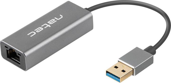 Produktbild Genesis NETWORK CARD NATEC CRICKET USB 3.0 1X RJ45 1GB ON CABLE (USB-C 3.2 Gen 1, RJ45 (1x))
