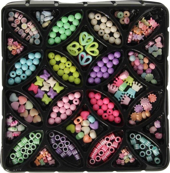 Image du produit Set de perles pour la création de bijoux aux couleurs pastel