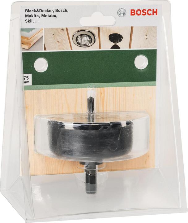 Produktbild Bosch Zubehör Lochsäge für Spot Lampen Durchmesser = 75 mm (75 Millimeter)