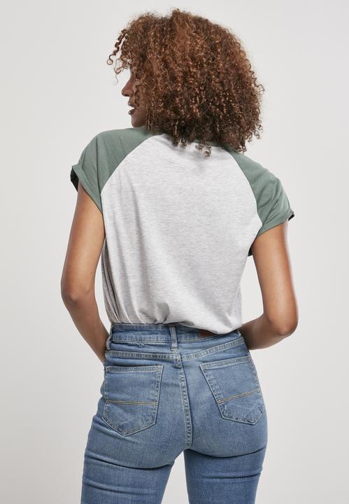Image du produit Urban Classics Tee Raglan contrasté pour les femmes (3XL)