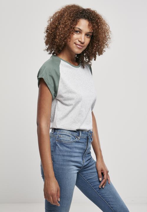Image du produit Urban Classics Tee Raglan contrasté pour les femmes (3XL)