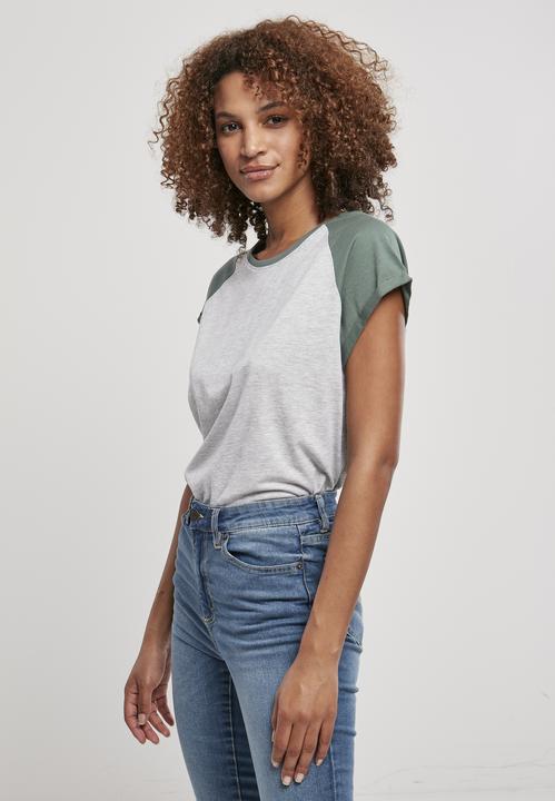 Image du produit Urban Classics Tee Raglan contrasté pour les femmes (3XL)