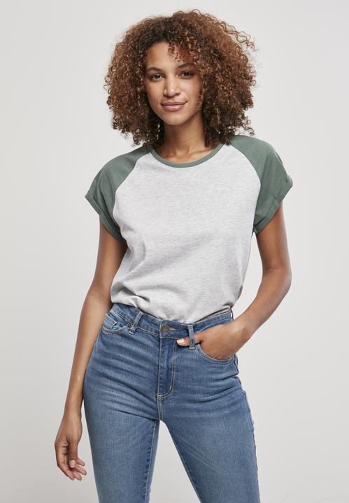 Image du produit Urban Classics Tee Raglan contrasté pour les femmes (3XL)