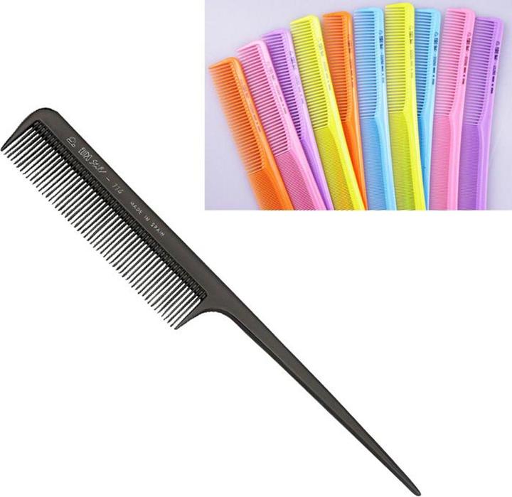 Caso Eurostil Nylon Colores Peine Pua Corte Profesional 20 5cm 1un