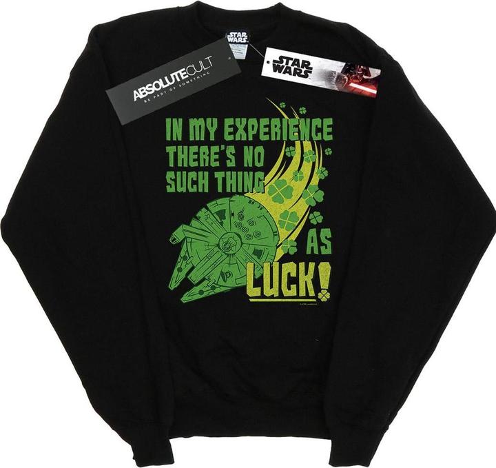 Star Wars Millennium Falcon Shamrock Luck Sweatshirt