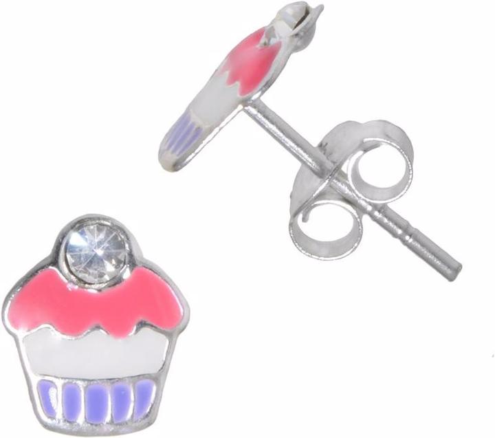 Bijouteria Kinder Ohrringe (Silber 925, Kristall, Email)