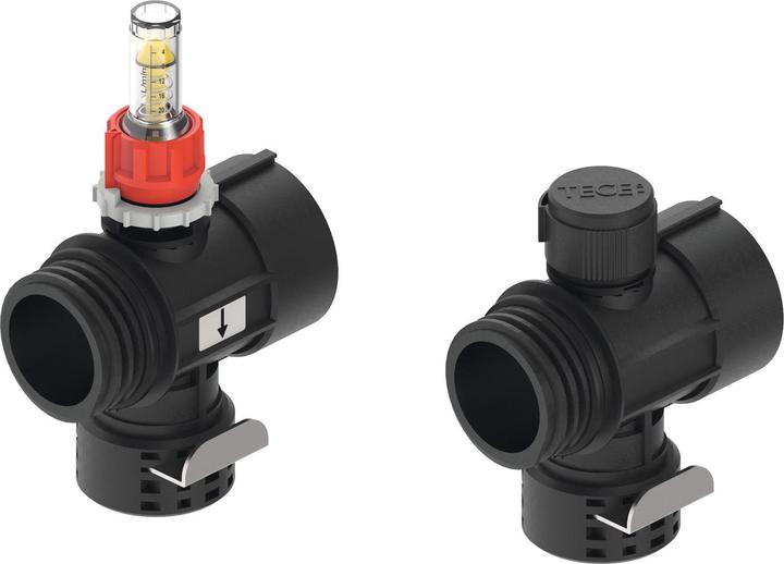 Produktbild TECE TECEfloor Industrie-Kunststoff-Heizkreisverteiler, Vorlauf/Rücklauf Modul, 1 Heizkreis
