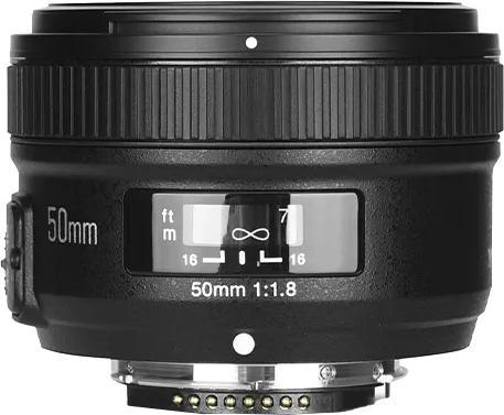 Productafbeelding Yongnuo Vaste brandpuntsafstand YN 50mm F/1.8 - Nikon F (Nikon F, Volledig formaat)