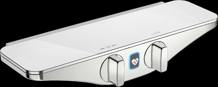 Produktbild Hansa Hansaemotion Wellfit Duscharmatur, Batteriebetrieb, Bluetooth, Sicherheitsglas, 58630172