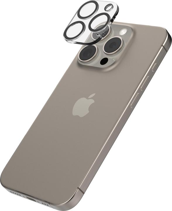 Actual product image Zagg InvisibleShield iPhone 15 Pro / Pro Max Camera Lens Protection Glass Elite (1 Piece, Apple iPhone 15 Pro)