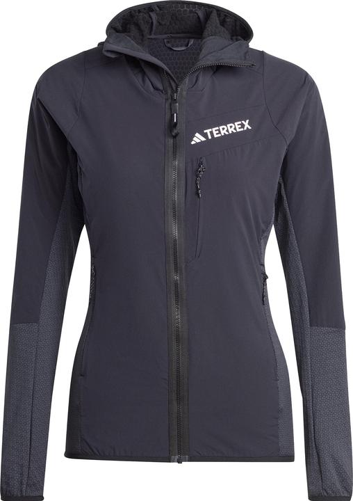adidas Women's Terrex Techrock Hooded Wind Fleece