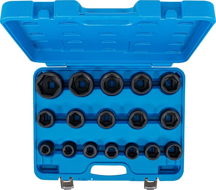 Produktbild BGS Kraft-Steckschlüssel-Einsatz-Satz Antrieb Innenvierkant 20 mm (3/4") SW 19 - 55 mm 17-tlg. (20 mm)
