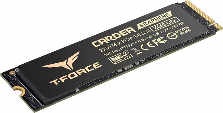 Immagine prodotto Team Group Dysk SSD T-FORCE Cardea Z440 Lite M.2 PCIe NVMe Gen4 x4 2280 (5000/3800) (500 GB, M.2 2280)