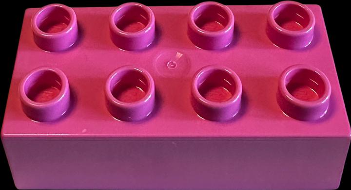 Produktbild LEGO Duplo 2x4 Steine Rosa - Bausteine Grundbausteine 3011 NEU! Menge 100x (3011)