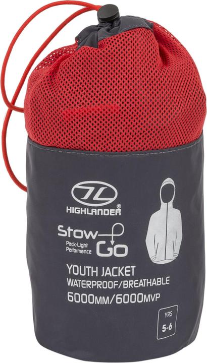 Immagine prodotto Highlander Stow & Go Kids C'coal Pky Jkt -7/8
