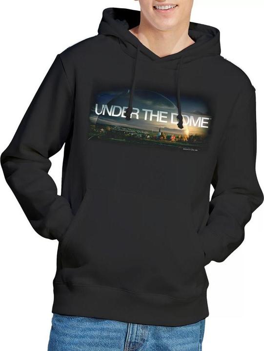 Immagine prodotto Under the Dome Felpa con Cappuccio Arte Chiave Uomo (L)
