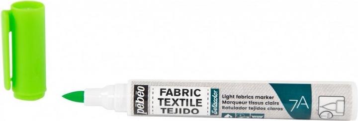 Produktbild Pebeo 7A Marker Helle Stoffe 1mm Pinselspitze (Neongrün, 1 mm)