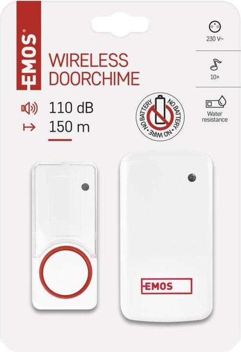 Produktbild Emos Drahtlose Türklingel P5750 (Funk)