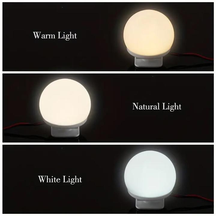 Actual product image Cbx 6 mirror lights, LED make-up mirror light, Hollywood lamps (200 cm, Indoor)