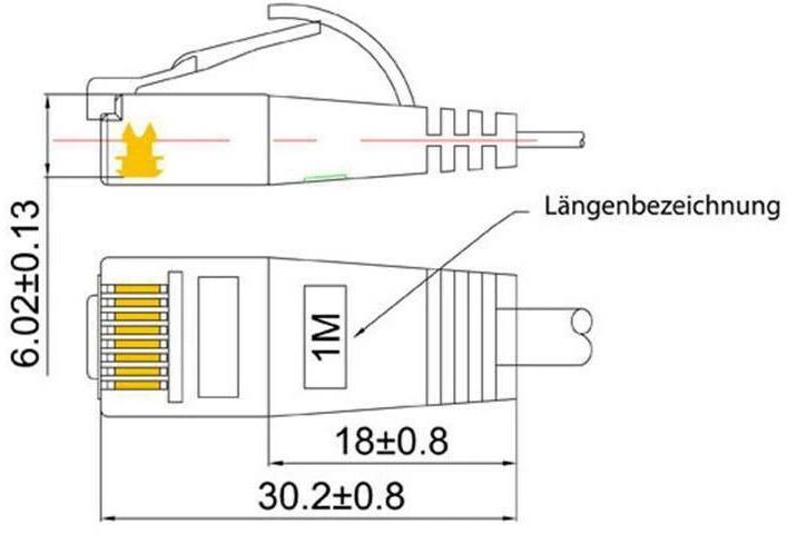 Image du produit Wirewin Câble réseau (UTP, CAT6, 15 m)