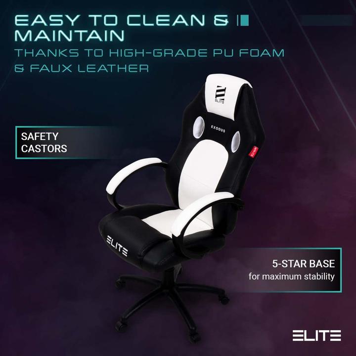 Produktbild Elite Gaming Stuhl EXODUS Ergonomischer Bürostuhl Schreibtischstuhl Chefsessel Sessel Racing Gaming-