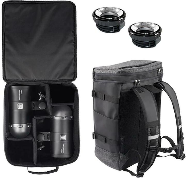 Image du produit Elinchrom Kit double de caméra flash Three Off (261 W, Set)