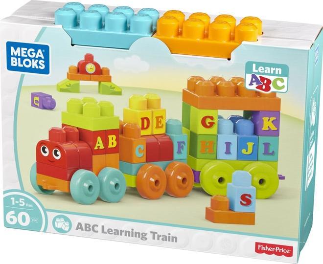 Productafbeelding Mega Bloks ABC Leren Trein (60 stuks)