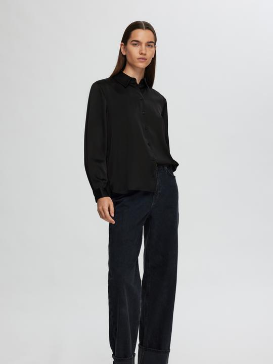 Produktbild Selected Femme Langarm Satinbluse (34)