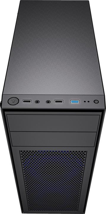 Produktbild Gembird CCC-FC-M100B Gaming-Computergehäuse Fornax M100B blaue Lüfter (ATX)