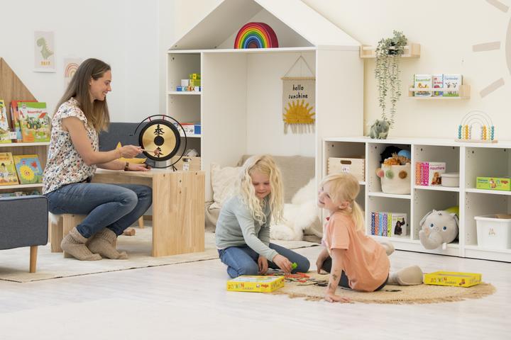 Produktbild Betzold Musik Tisch-Gong mit Metall-Stativ (Gong)