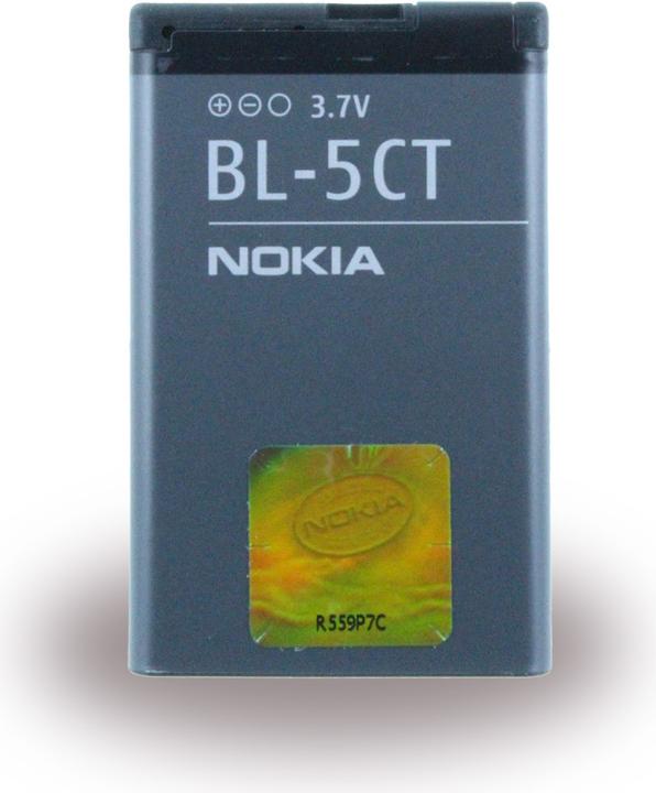 Image du produit Nokia Bl-5ct (Batterie, 3720 Classique, 5220 XpressMusic, 6303 Classique, 6303i Classic, 6730 Classique, C3-01, C3 Toucher et taper, C5-00, Nokia C6-01)