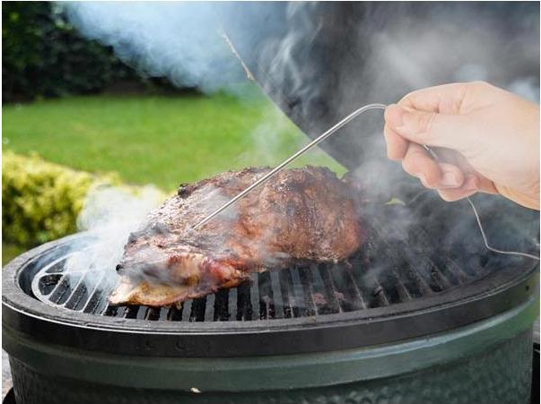 Actual product image Garden Lights Radio Meat Thermometer - With Application - Cable Length: 80 cm
