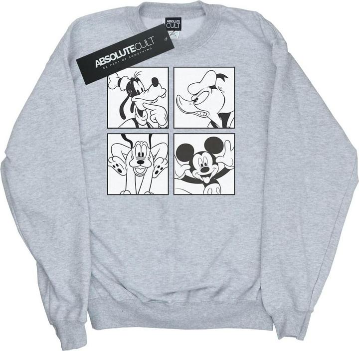 Disney Mickey Donald Goofy And Pluto Boxed Sweatshirt Mädchen
