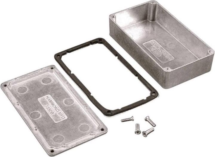 Produktbild Hammond Universal-Gehäuse 172 x 121 x 54.9 Aluminium Aluminium 1550WE 1 St. (Gehäuse)