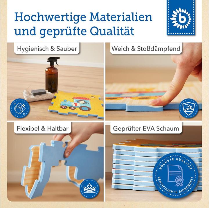 Produktbild Bieco Puzzlematte - Tier Motivzug