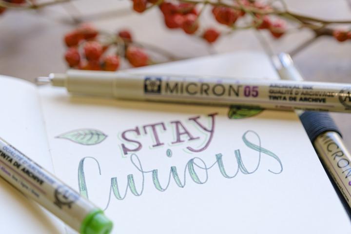 Produktbild Sakura Fineliner Pigma Micron 08 blau 0,5mm (Blau, 1 x)