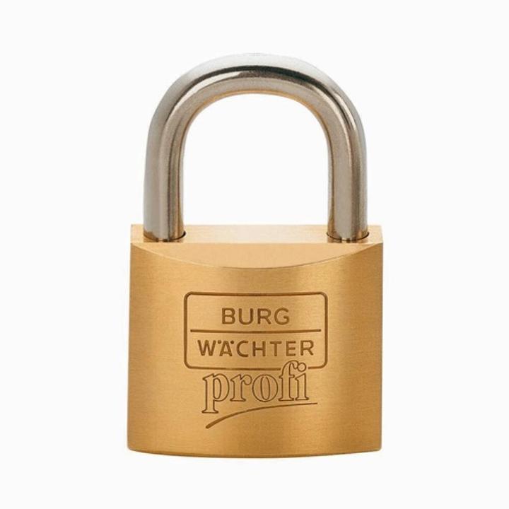 Produktbild Burg Wächter Zylindervorhangschloss NIRO 116 25 Schlosskörperbreite 25 mm Messing verschiedenschliessend