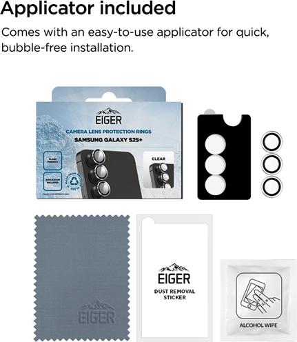 Image du produit Eiger Mountain Glass Lens Ring (1 pièce(s), Samsung Galaxy S25+)