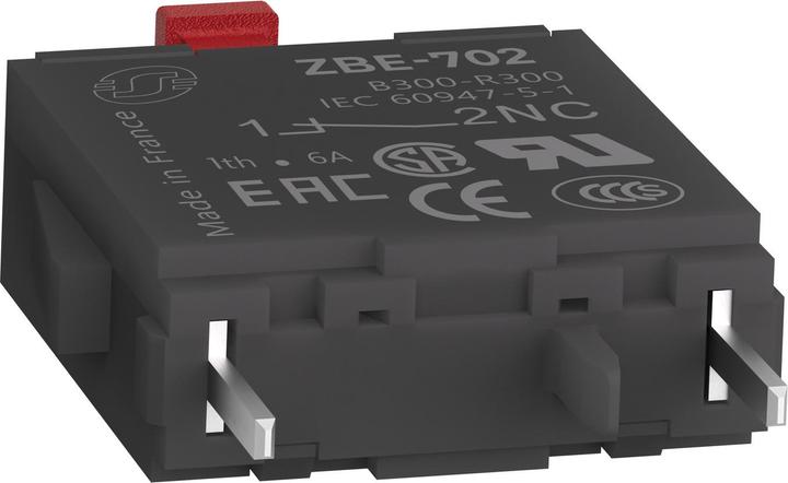 Image du produit Schneider Electric Bloc de contacts auxiliaires, ZBE Ř 22, 1Ö ZBE702
