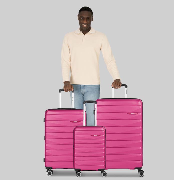 Image du produit Bench Paris 4 Rollen Kofferset 3-teilig mit Dehnfalte (223 l, XL (à partir de 115l))