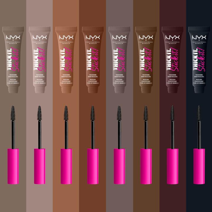 Image du produit NYX Professional Make-Up Épaissir le tout. Stick it! Mascara à sourcils Auburn (Auburn)